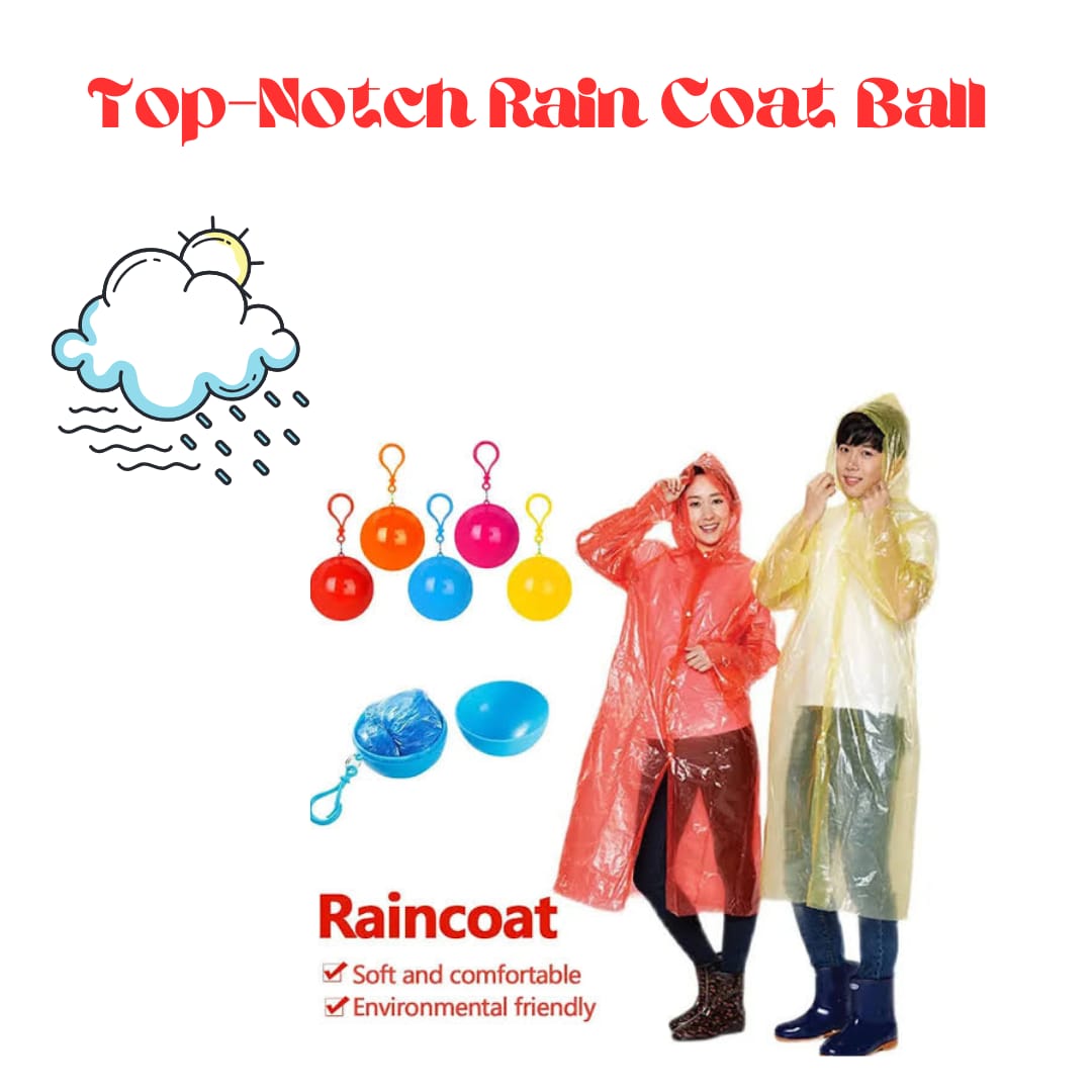 Top-Notch Rain Coat Ball compact and portable design quick and easy access