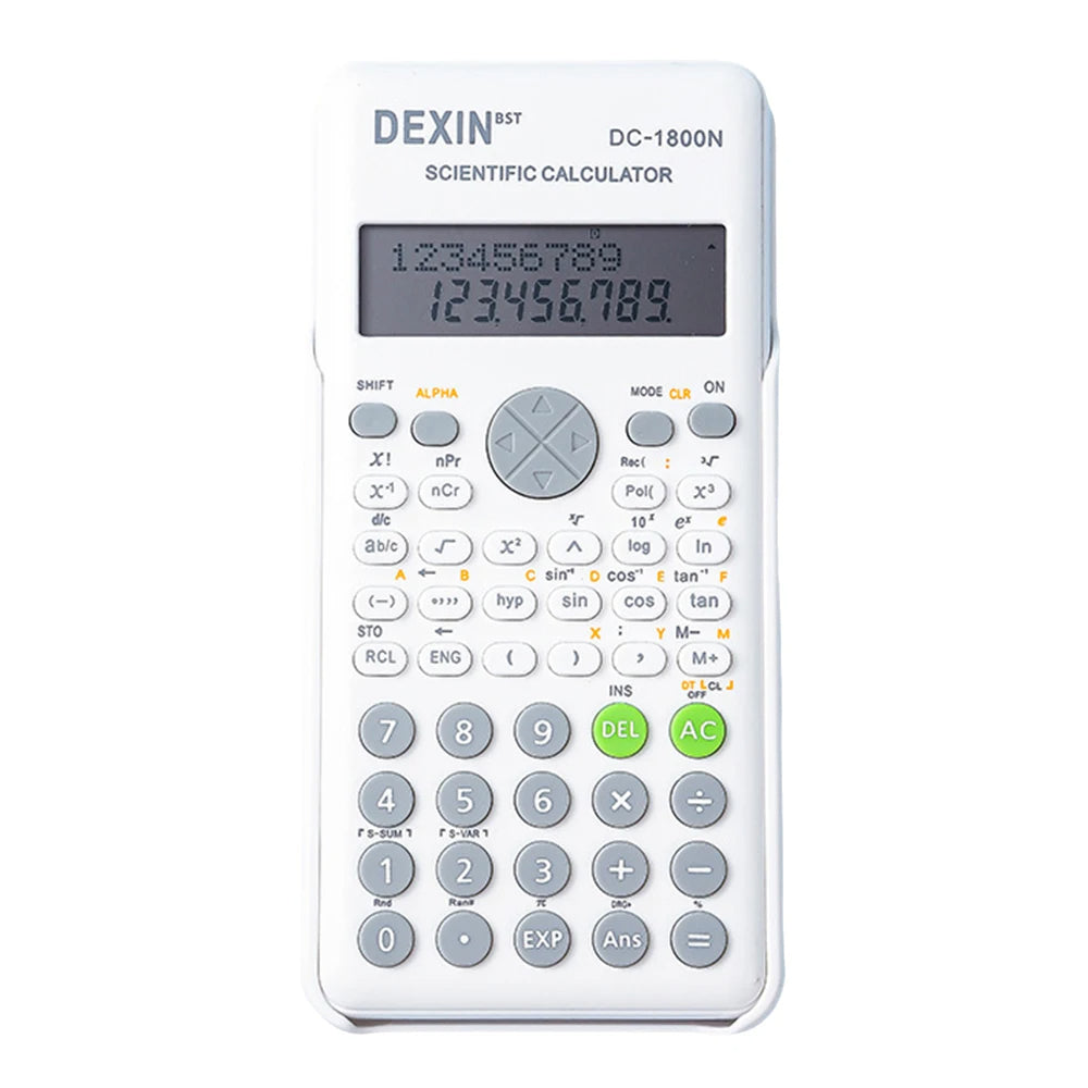 Scientific Calculator with 240 Functions & LCD Display